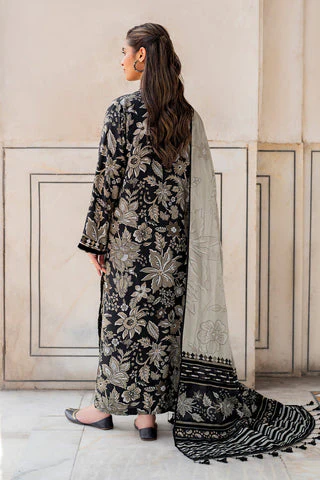 BAROQUE - 3PC KARANDI PRINTED SHIRT WITH PRINTED DUPATTA AND TROUSER - KPR1868 - Image 4