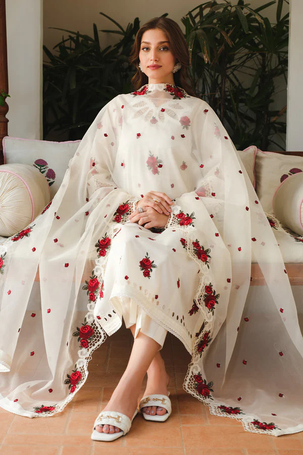 Baroque | Winter Luxury Unstitched | Silk Katton UF-648 - Image 3