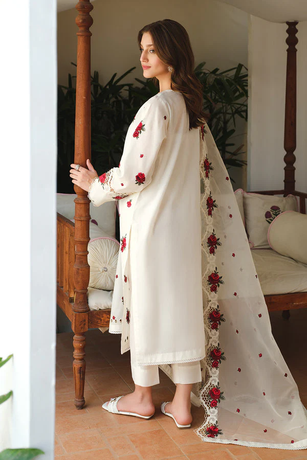 Baroque | Winter Luxury Unstitched | Silk Katton UF-648 - Image 5