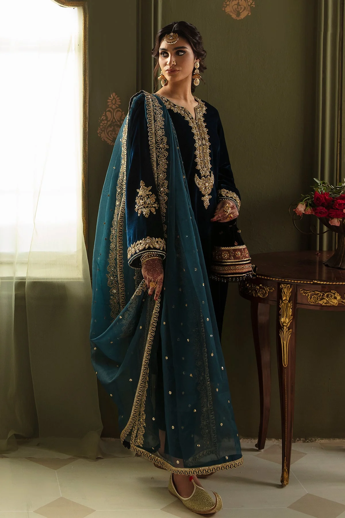 BAROQUE - Velvet Collection 3 Pieces Unstitched PR-874
