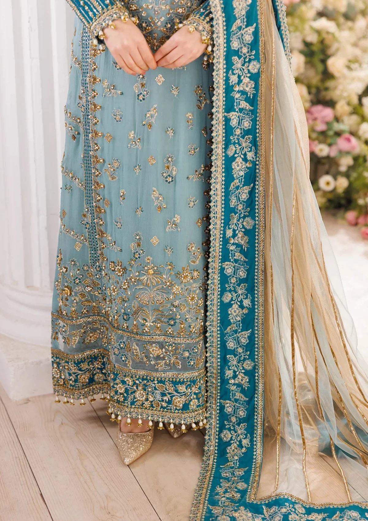 Charizma - 3pc Unstitched Luxury Collection - Dastan E Jashan - CDJ25 - Image 2