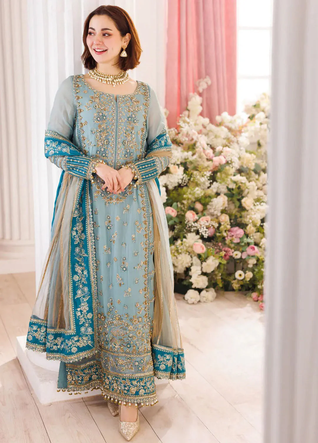 Charizma - 3pc Unstitched Luxury Collection - Dastan E Jashan - CDJ25 - Image 5