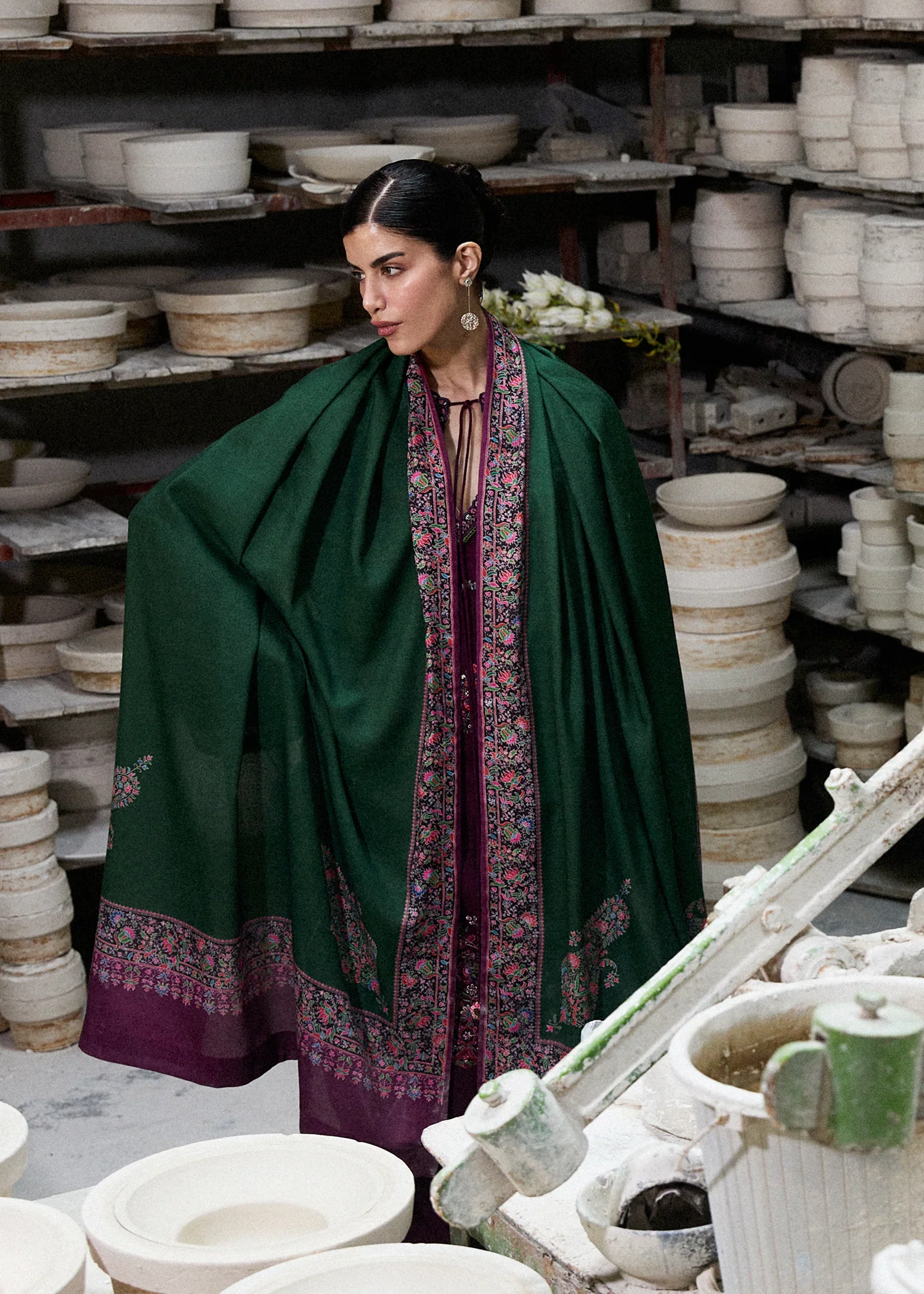 HUSSAIN REHAR - Lawn Unstitched Embroidered Collection with Embroidered Dupatta - KPR27 - Image 4