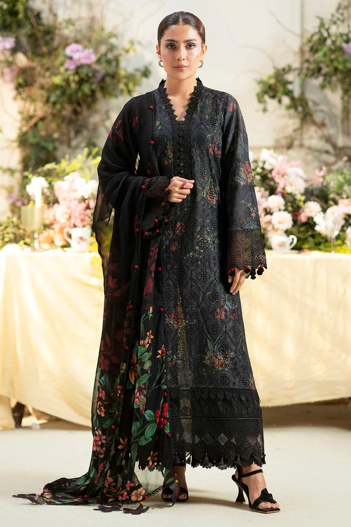 JAMINE - 3PC UNSTITCHED EMBROIDERED LAWN - 5433 - Image 2