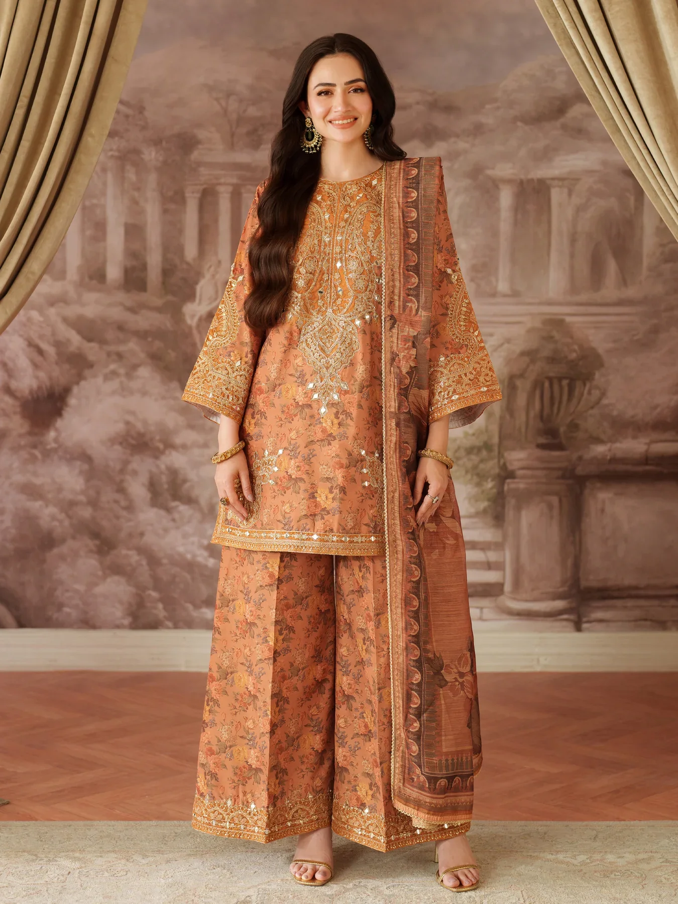 JAMINE - 3PC UNSTITCHED EMBROIDERED LAWN - BLS-63
