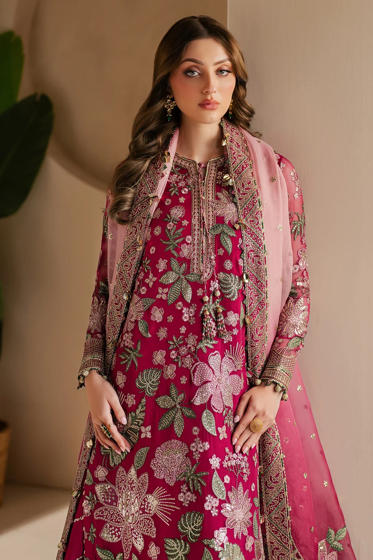 JAZMINE 3PC - EMBROIDERED CHIFFON WF'25-03 - Image 5