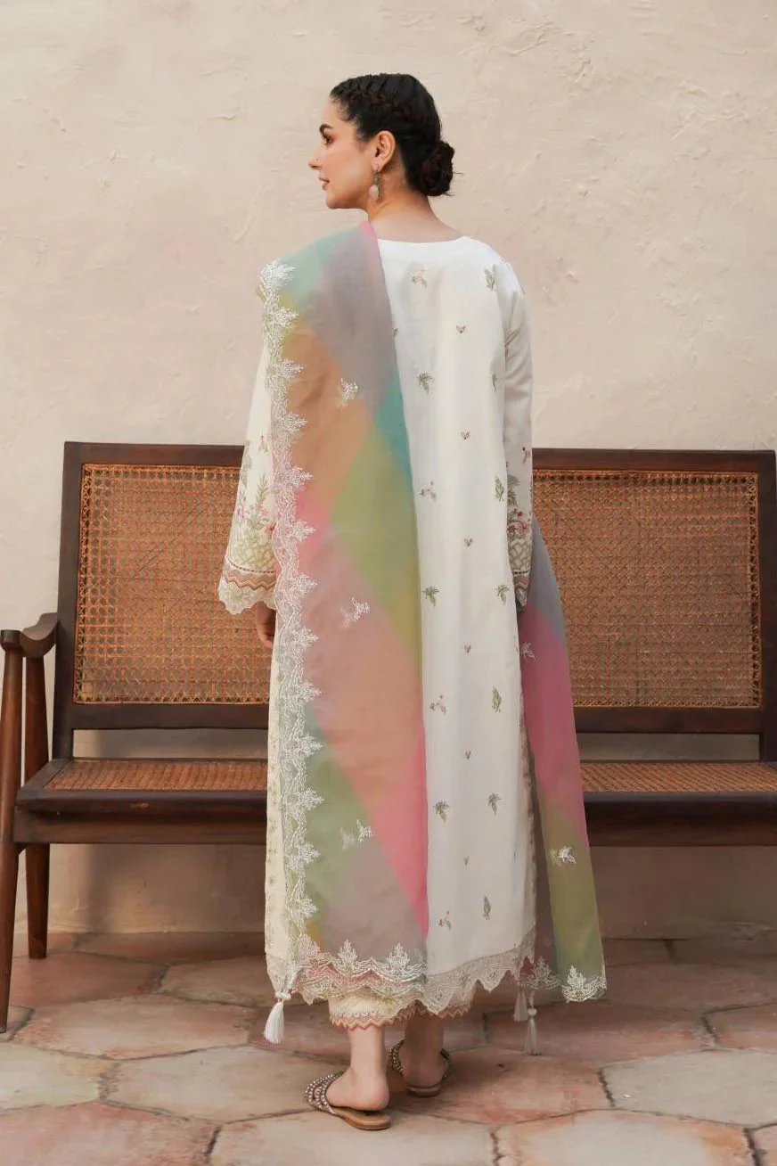 JEEM - Lawn Unstitched Embroidered Collection with Embroidered Dupatta - KPR29 - Image 3