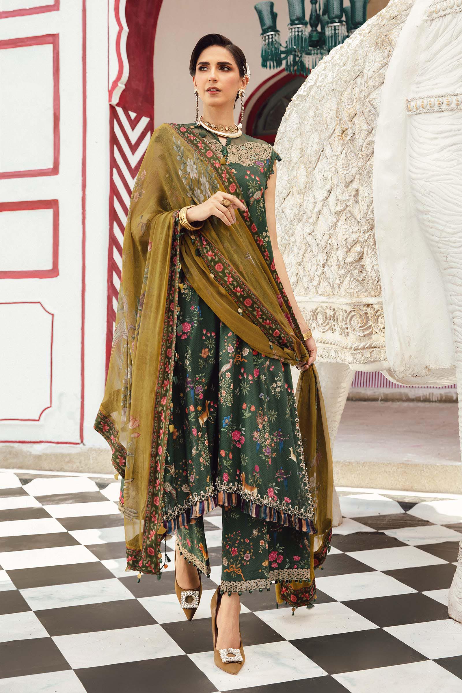 MARIA B - 3 Piece Embroidered Lawn MPT-2707-B - Image 4