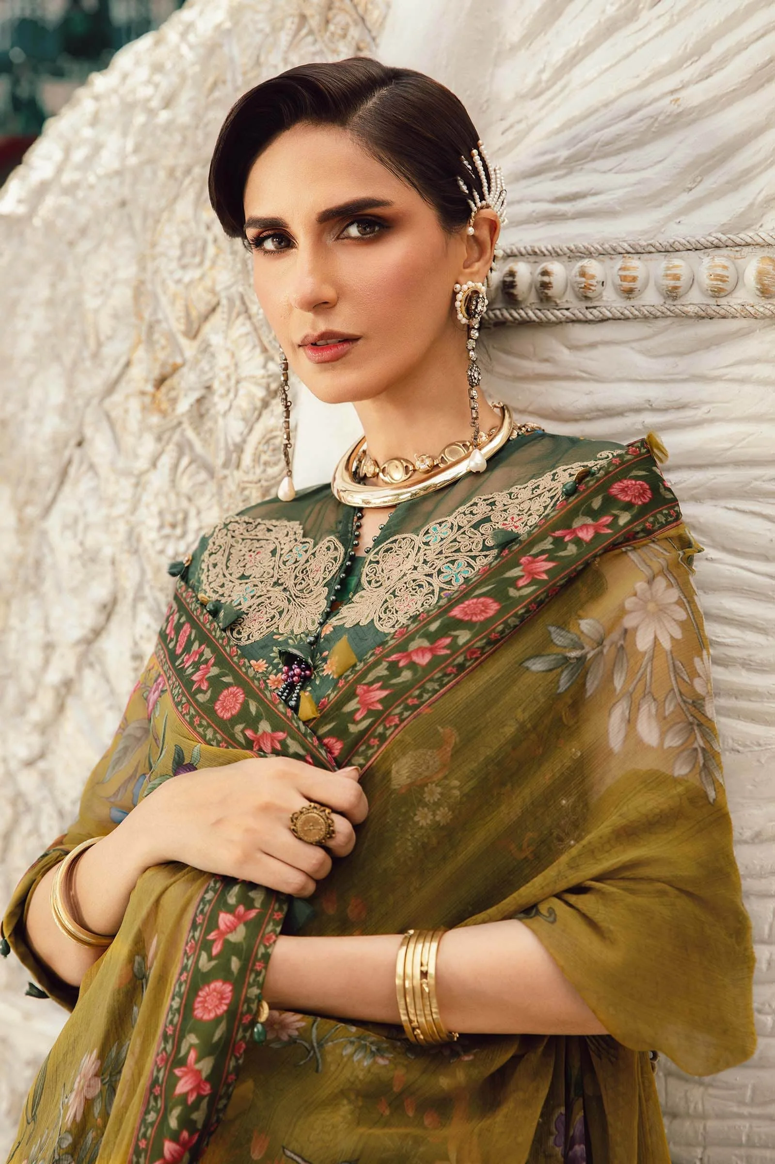MARIA B - 3 Piece Embroidered Lawn MPT-2707-B - Image 5