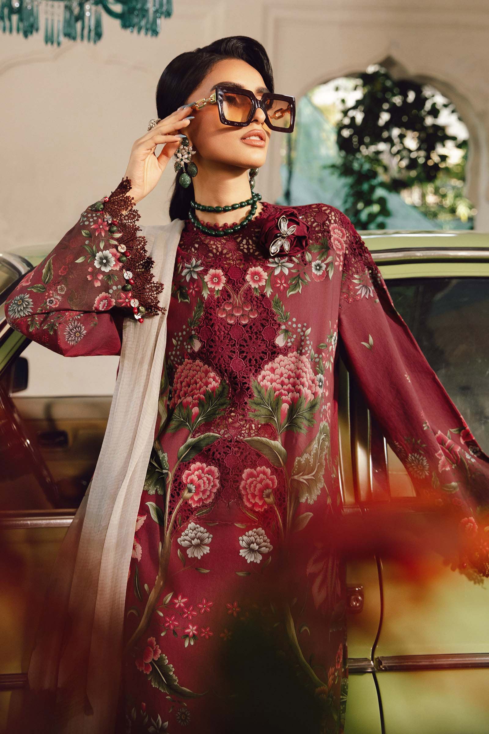 MARIA B - 3 Piece Embroidered Khaddar - MPT-2709-A - Image 5