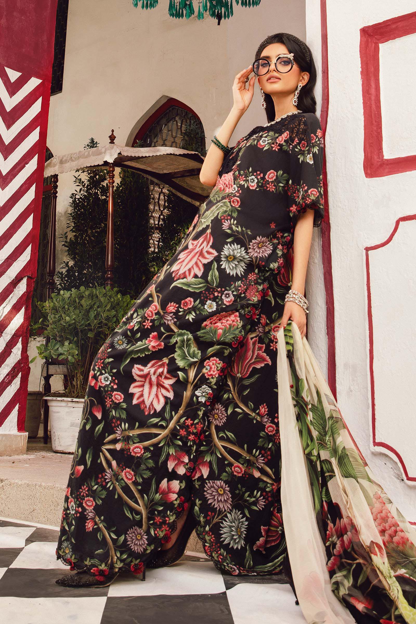 MARIA B - 3 Piece Embroidered Lawn MPT-2709-B - Image 6