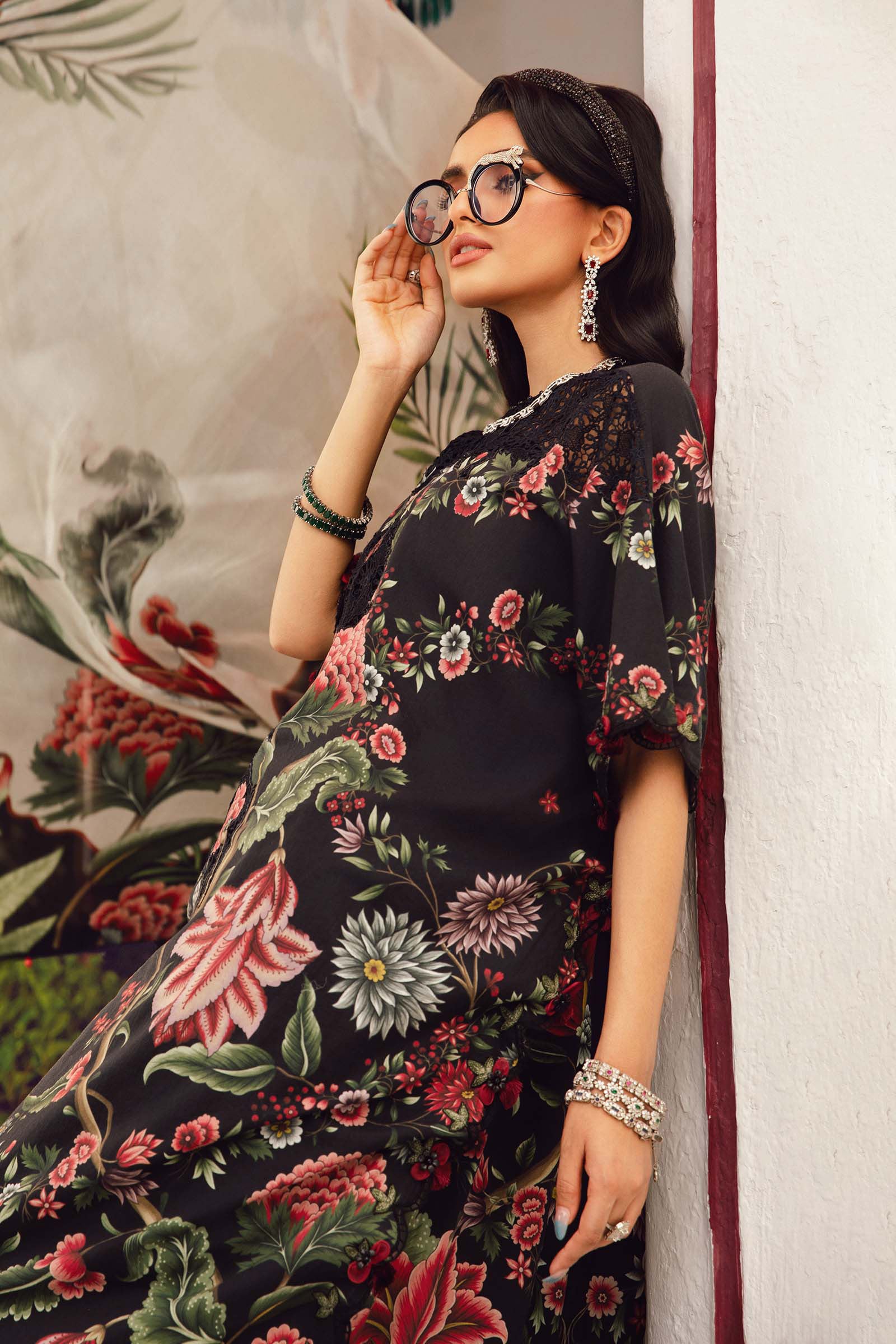 Maria.B 3 Piece Unstitched Embroidered Lawn Suit | MPT-2709-B - Image 4