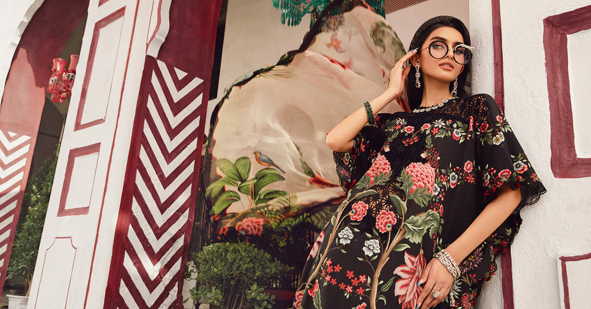 Maria.B 3 Piece Unstitched Embroidered Lawn Suit | MPT-2709-B - Image 7