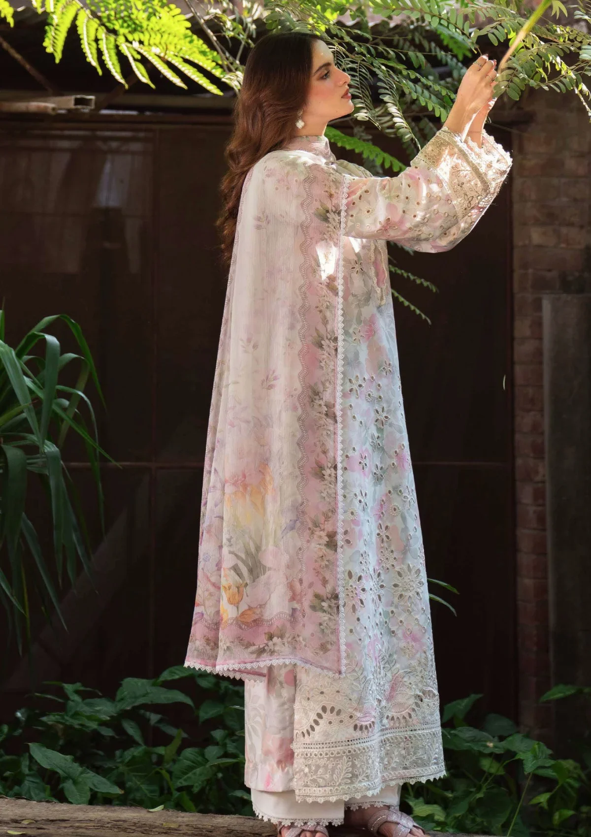 Maria b - 3 Piece Unstitched Embroidered Lawn Suit : Printkari - Image 2
