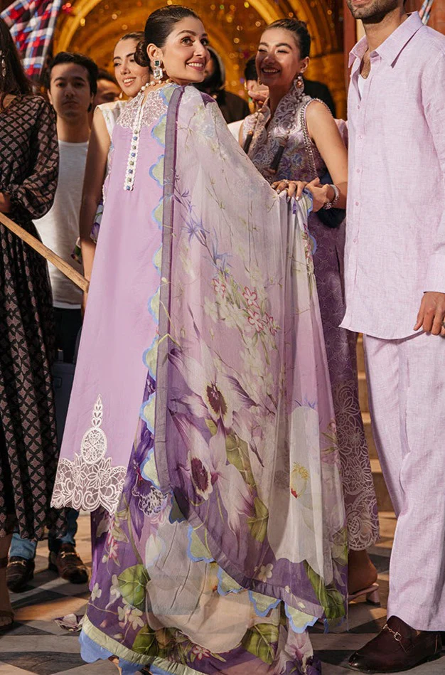 Mushq Embroidered Lawn Suits Unstitched 3 Piece MQ22FDV MSL22-07 ELIANA - Luxury Summer Collection - Image 2