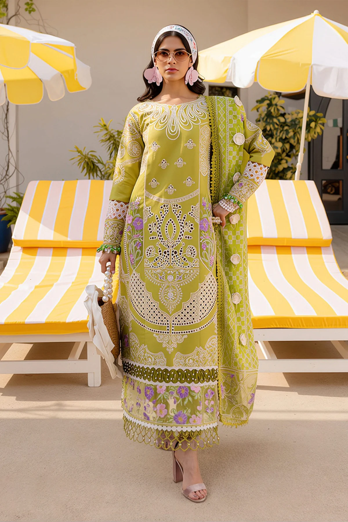 Parishay - MS-04 - Luxury Lawn Embroidered 3 Piece Unstitched