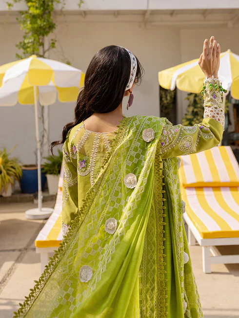 Parishay - MS-04 - Luxury Lawn Embroidered 3 Piece Unstitched - Image 3