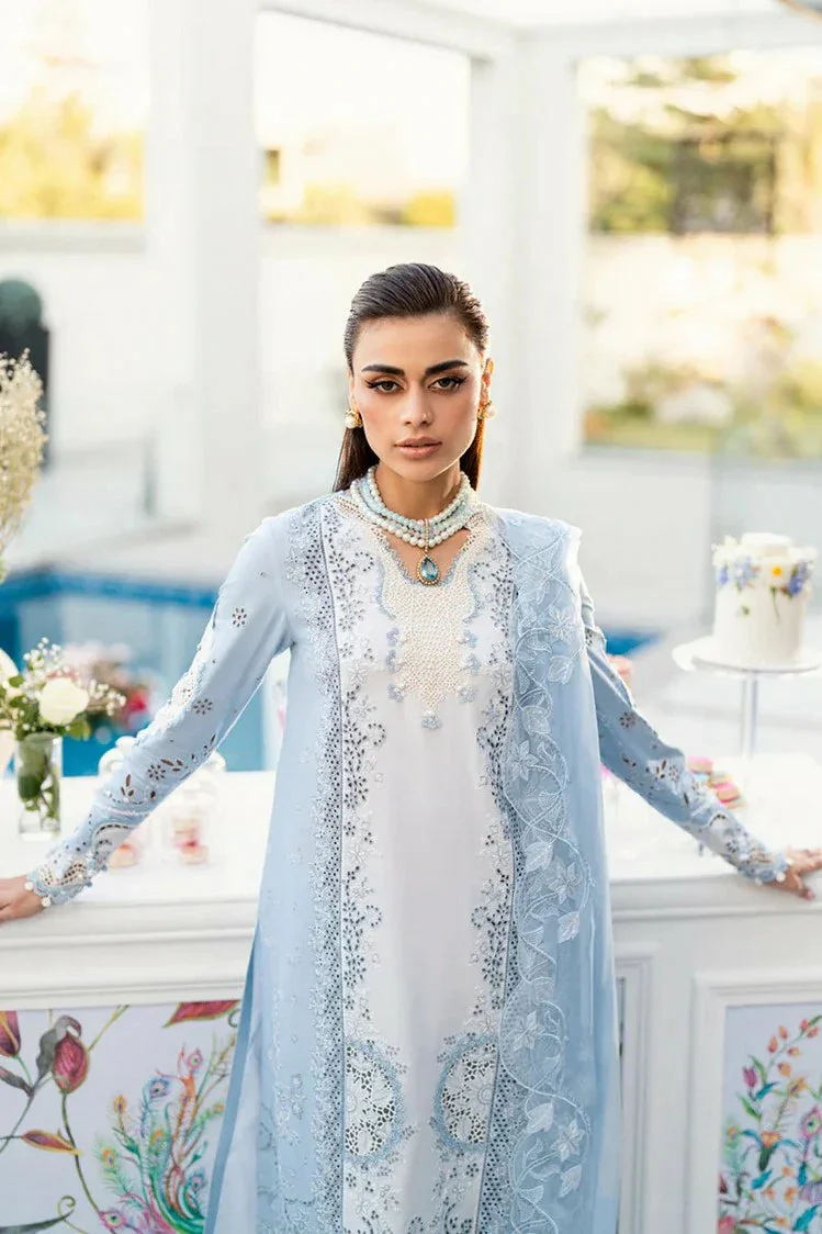 Qalamkar - The Eid Edit Chikankari - CS-01 Tasha - Unstitched - Image 3