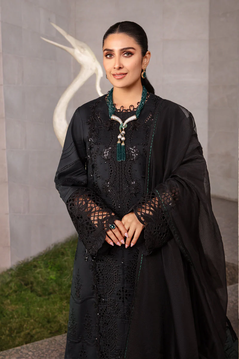 Rang Rasiya Premium Embroidered Lawn 3Pc Unstitched Suit D-06 - Image 2