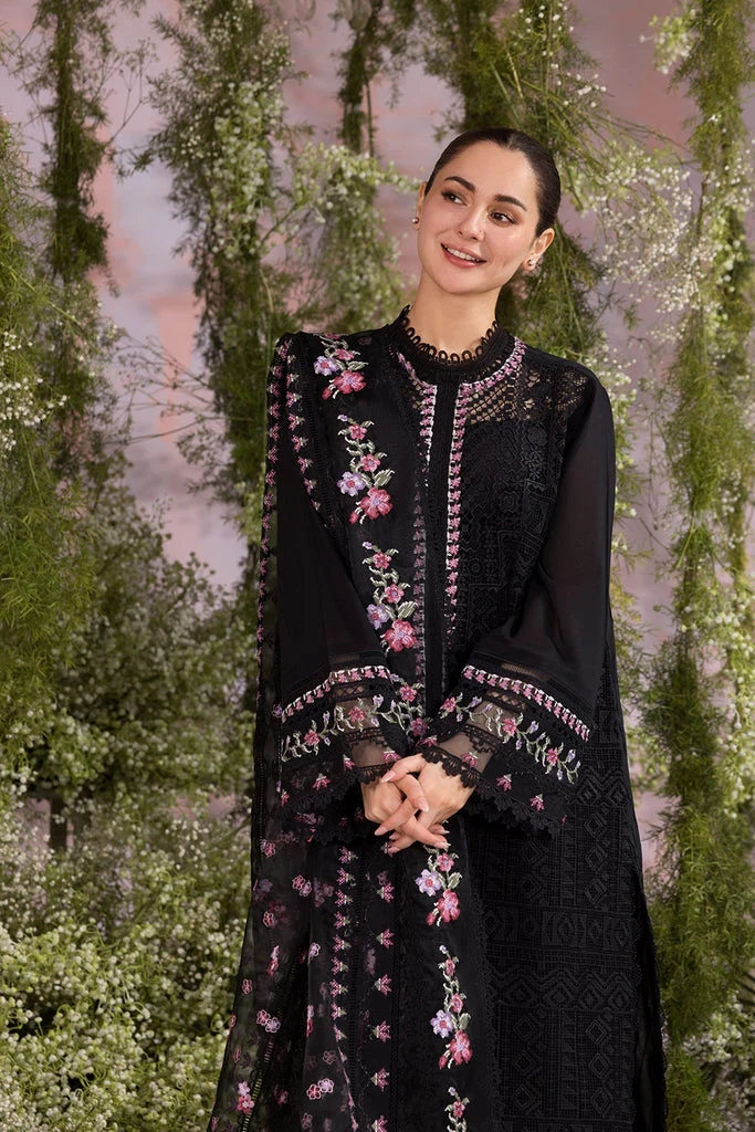 SOBIA NAZIR - 3PC LAWN EMBROIDERED SHIRT WITH EMBROIDERED DUPATTA AND TROUSER - KPR 225 - Image 2