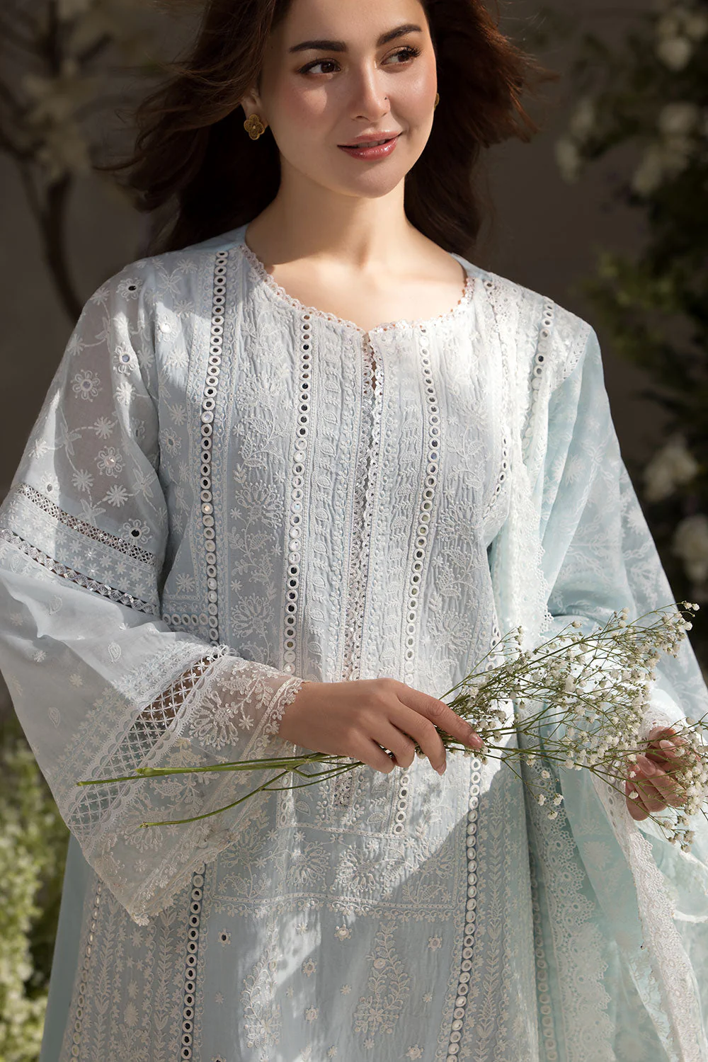 SOBIA NAZIR - Lawn Unstitched Embroidered Collection with Embroidered Printed Slub Dupatta- KPR31 - Image 2