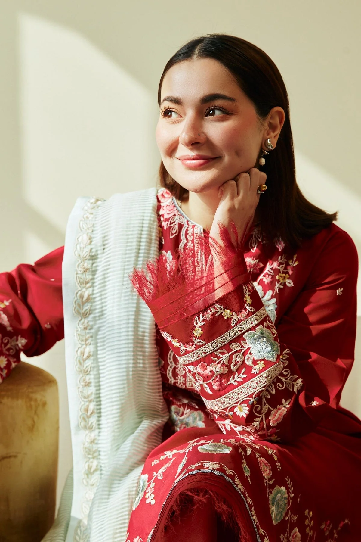 ZARA SHAH JAHAN - 3PC LAWN EMBROIDERED SHIRT WITH EMBROIDERED DUPATTA AND TROUSER - JANAAN - Image 2