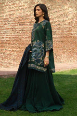 ZARASHAJAN- 3PC LAWN EMBROIDERED SHIRT WITH PRINTED DUPATTA AND TROUSER 07-Mina - Image 2