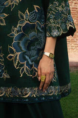 ZARASHAJAN- 3PC LAWN EMBROIDERED SHIRT WITH PRINTED DUPATTA AND TROUSER 07-Mina - Image 3