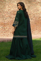 ZARASHAJAN- 3PC LAWN EMBROIDERED SHIRT WITH PRINTED DUPATTA AND TROUSER 07-Mina - Image 5